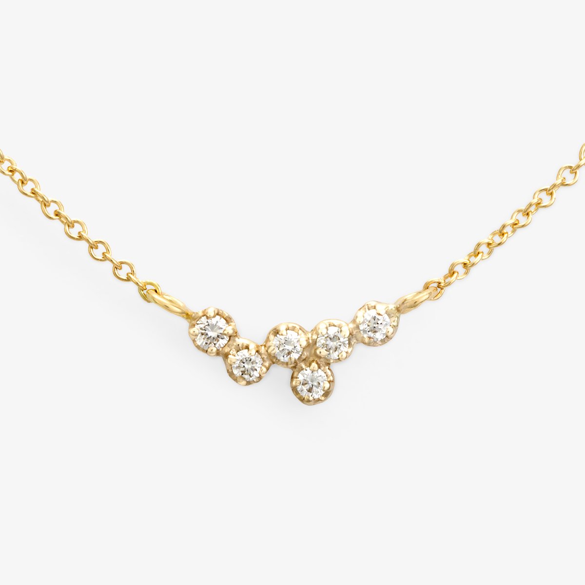White Diamond Hydra Necklace